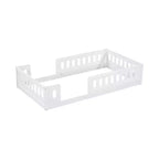 Lit plate-forme double/grand simple, lit au sol pour enfant avec garde-corps