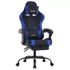 BestMassage Gaming Chair Office Computer Desk Chair Computer Chair with Footrest & Lumbar Support