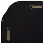 Miroir mural double rayon noir mat 24" x 36"