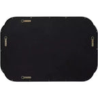 Miroir mural double rayon noir mat 24" x 36"