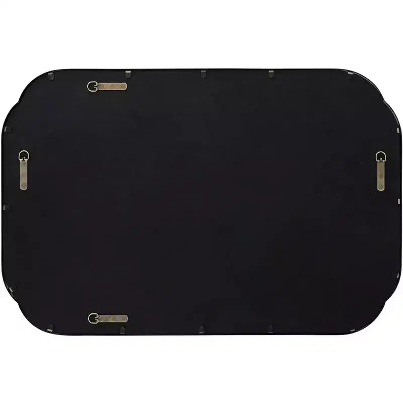 Miroir mural double rayon noir mat 24" x 36"