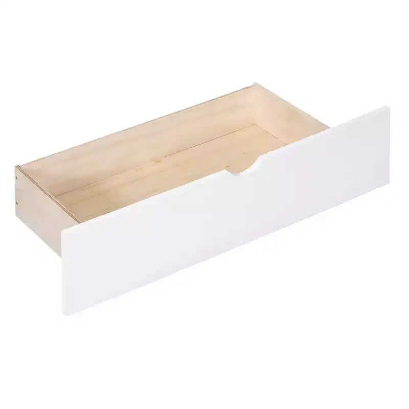 Lit superposé double sur double/double sur grand avec 2 tiroirs et une armoire à plusieurs niveaux, blanc/gris
