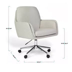 Chaise de bureau rembourrée