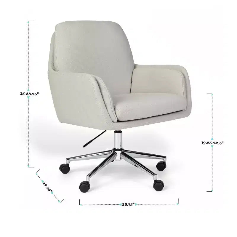 Chaise de bureau rembourrée