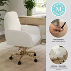 Chaise de bureau rembourrée