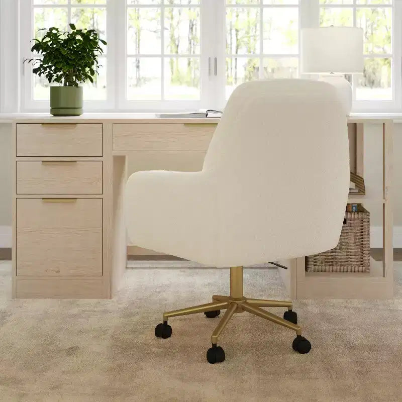 Chaise de bureau rembourrée