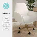 Chaise de bureau rembourrée