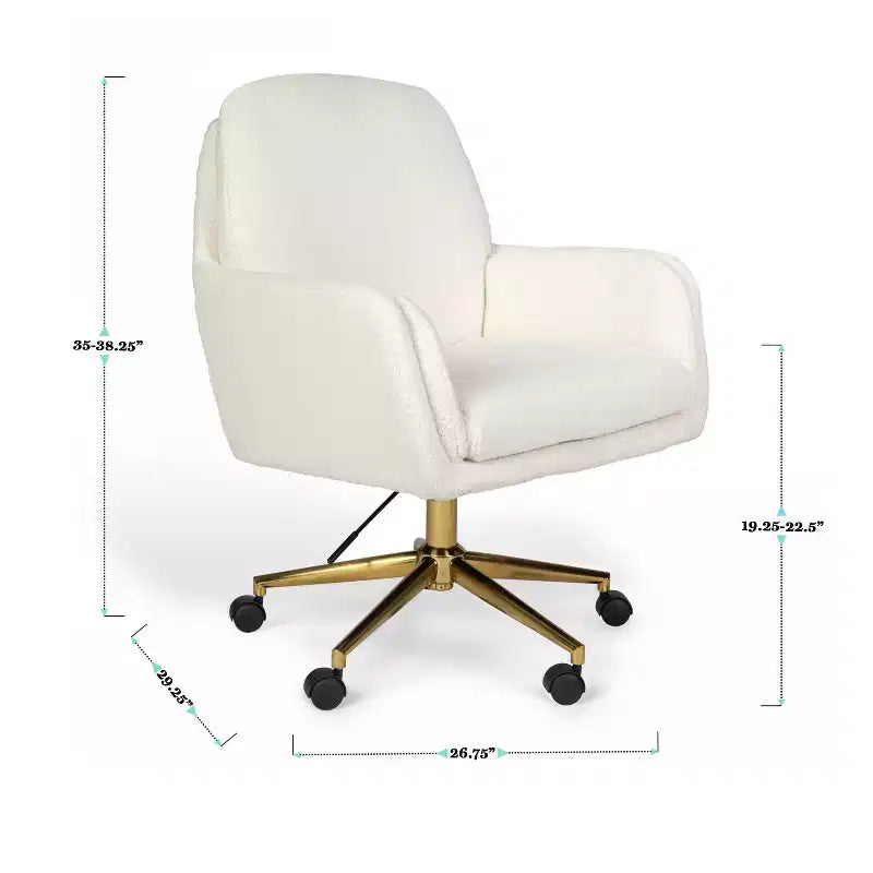 Chaise de bureau rembourrée