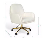 Chaise de bureau rembourrée