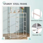 Commode en tissu à 8 tiroirs, tour de rangement haute pour chambre, placard, salon, couloir