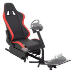 Racing Wheel Stand,Foldable Racing Simulator Cockpit for g923/g920/g29, Steering Wheel Stand & Foot Pedal Angle Adjustable,Sim Racing Cockpit