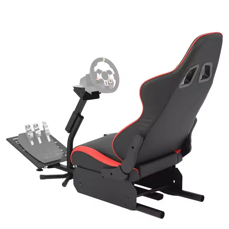 Support de Volant de Course, Cockpit de Simulateur de Course Pliable pour g923/g920/g29, Support de Volant et Pédales Réglables en Angle, Cockpit de Simulation de Course
