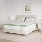 Matelas hybride mi-ferme en boîte de 12 pouces, mousse à mémoire de forme et ressorts ensachés, isolation des mouvements