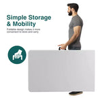 Table pliante portable, robuste avec poignée de transport pour camping, pique-nique et fête