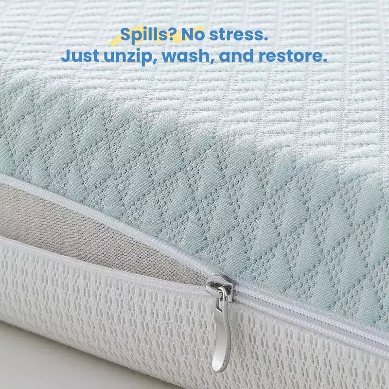 Matelas pour mini-lit 38x24x4, housse lavable en Lyocell respirant, matelas pour parc avec mousse à mémoire de forme gel confortable