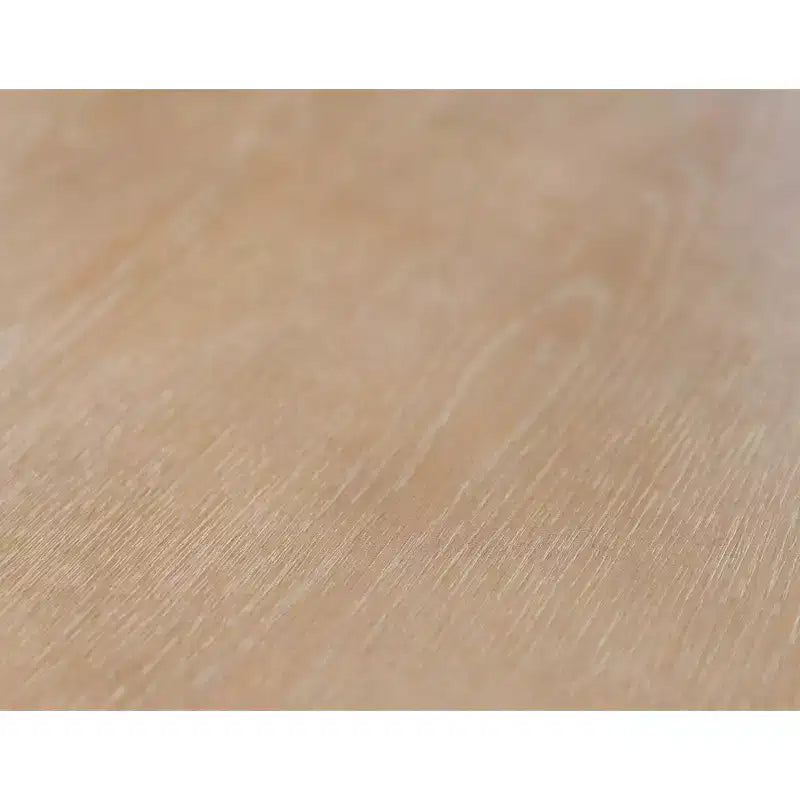Bibliothèque cintrée moderne en bois de 78", collection Laurel, marron clair, 3 tiroirs