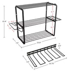 Étagère de rangement 3 niveaux pour outils électriques