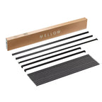 Support de matelas Bunkie Board en métal de 4,1 cm, remplacement de sommier à lattes, noir