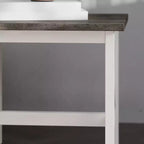 Table d'appoint style ferme en bois massif
