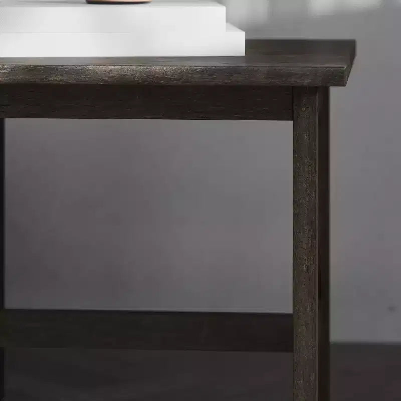 Table d'appoint style ferme en bois massif