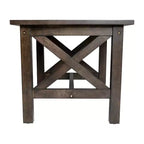 Table d'appoint style ferme en bois massif