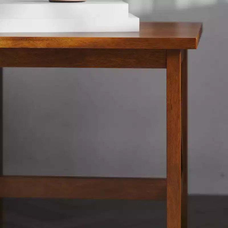 Table d'appoint style ferme en bois massif