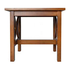 Table d'appoint style ferme en bois massif