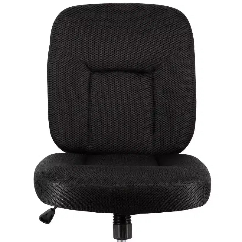 Mid Back Adjustable Fabric Office Chair, Black