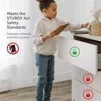 Lit plateforme simple avec tiroir de rangement