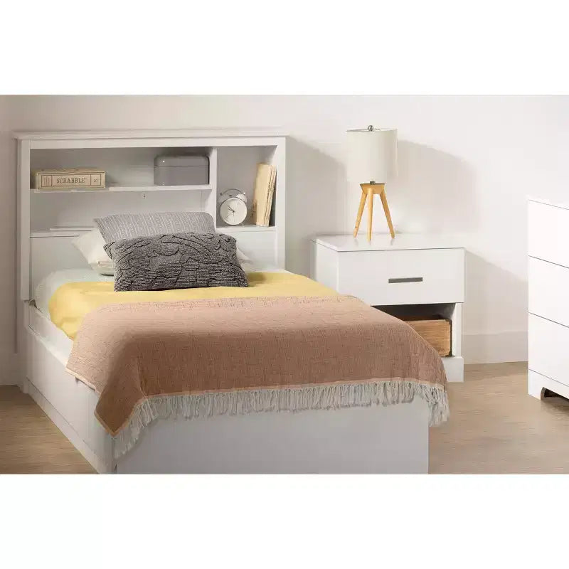 Lit plateforme simple avec tiroir de rangement
