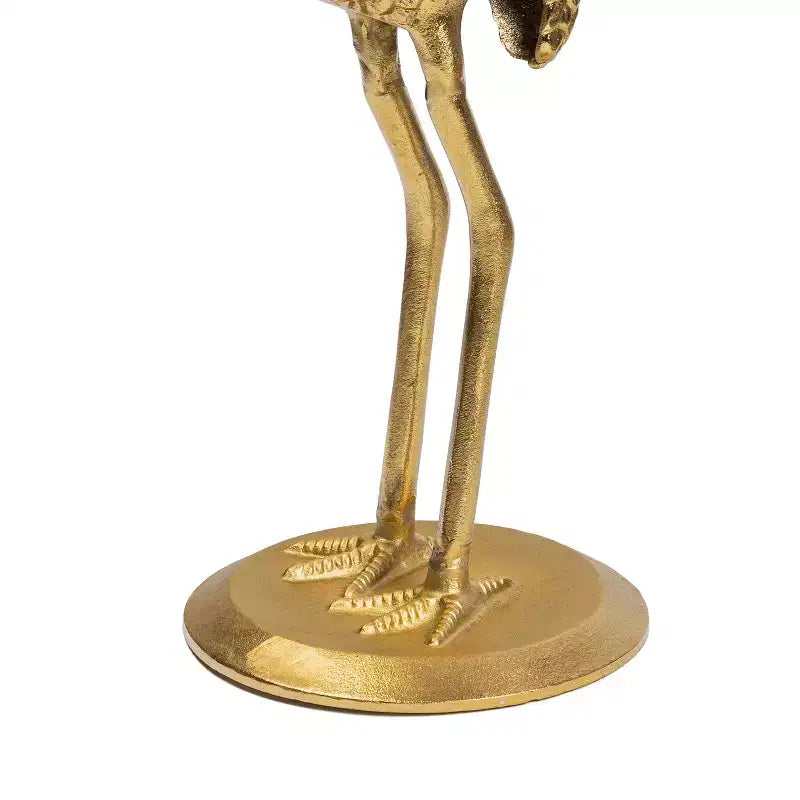 Table d'appoint classique Flamingo Mid-Century en verre 25 po